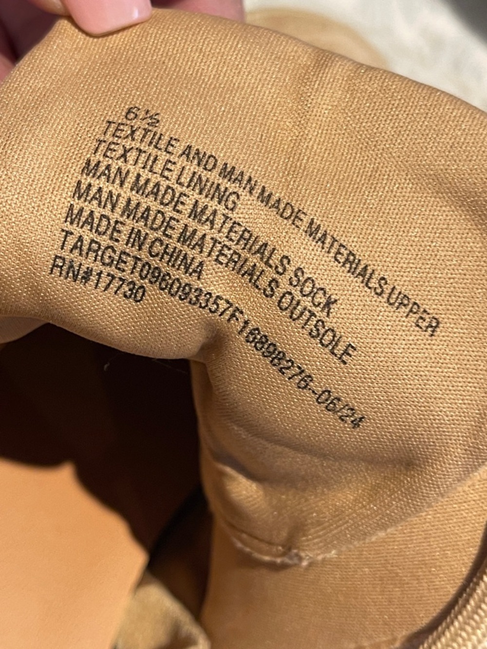 Universal Thread tan Suede Platform Lace-Up Ankle Boots 🥾 6 1/2 - Picture 5 of 8
